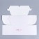 Capcake box, confectionery packaging with a window, 2 cells, "roses", 16 x 10 x 10 cm