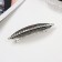 Clot-automatic machine "Rose" strip shine classic, 9.5 cm, silver