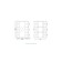 Bathroom mirror "Gerda 50" right, 50 x 73.2 x 17.5 cm