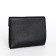 Women's wallet on the button, black color