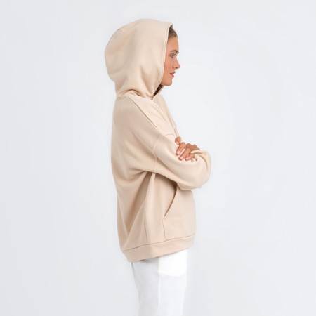 Hudy female minku: casual collection beige color, pr 42-1