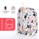 School backpack from textiles on a zipper, 3 pockets, pencil case, color colorful color