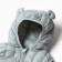 Warm vest of children, gray color, height 116-122 cm