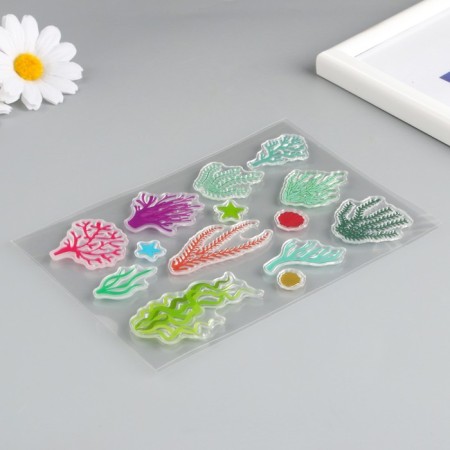 Stamp for creativity Silicon "seaweed" 11x16cm-1
