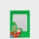 Gift package with the window "Santa Claus" 19 x 26 x 13 cm, green