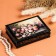 Casket "Pink flowers in the basket", 10 × 14 cm, lacquer miniature