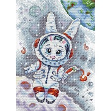 Набор для вышивания «Лунный заяц» 28 × 20 см
