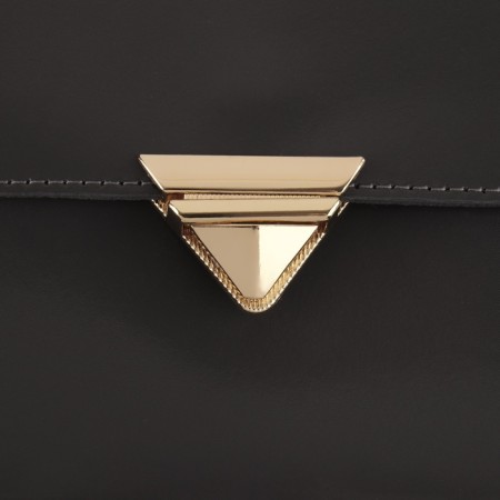 Bag's fastener, 4.5 × 2.9 cm, gold color-4