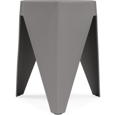 Stool Korner plastic, gray 36x42x46 cm-2