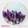 Glass stand for the cake rotating Daulay "lavender", d = 32 cm ㅤ