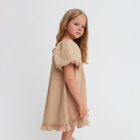 Платье для девочки KAFTAN "Cute", размер 30 (98-104), цвет бежевый-4