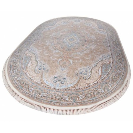 Oval carpet Mashad 1200 G146, size 150x225 cm-1