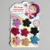 Hair clips, butterflies, 8 pcs "Velcro", Masha and the bear