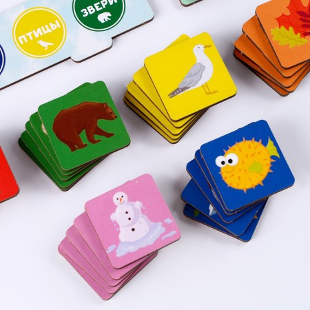 Overputing game Sorter "Fauna and Seasons"-6