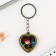 A keychain for keys with a place under the photo "Anime", 8 x 3 cm