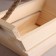 Kashpo wooden, "boat" 270*110*110. Handle- rope 8mm.