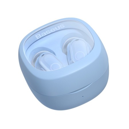 Wireless headphones Baseus WM02, TWS, vacuum, BT5.3, 40/300 mAh, microphone, blue-3