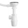 Siphon for washing ORIO B-4507, 3 1/2 "x40 mm, stainless grill d = 114 mm, with overflow