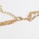 Piece "chain" frame with a ring, color gold, l = 52 cm