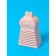 Silicone brush for manual washing of the share, the color is pink