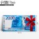 Money envelope "Happy Birthday", 2000 rubles, partial UV-LK, 16.5 × 8 cm