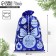 Boach Gift brocade "New Year's toys", blue, 20 x 30 cm, new year
