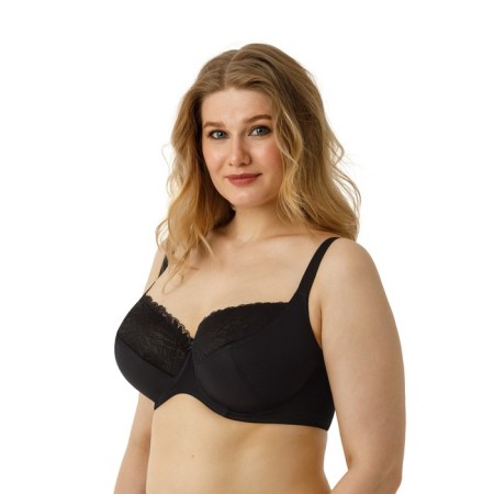 Women's bras of Lengy, size 95g, black color-1
