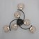 Chandelier 73170/6 E27 40W Black-gold 60x60x26 cm Bayerlux