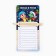 Magnet with a block for recording and a pencil "New Year", mix