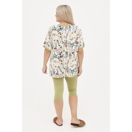 Female suit, size 66, light green color-4