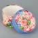 Gift box, packaging, "flowers" 12 x 8 cm