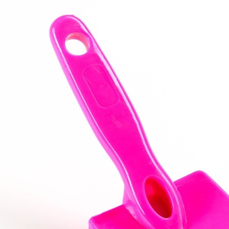 Pucoding plastic soft with rounded teeth, small, 6 x 13.5 cm, pink-5