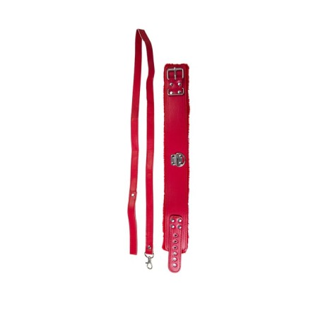 Toyfa collar, PU skin, red, 43 cm-1