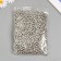 Beads for creativity plastic "silver" d = 0.8 cm set 500 grams