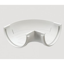 Corner element, external Döcke Standard, White, 120mm * 90onic