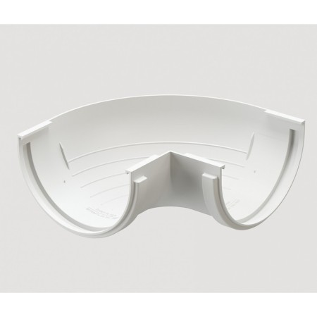 Corner element, external Döcke Standard, White, 120mm * 90onic