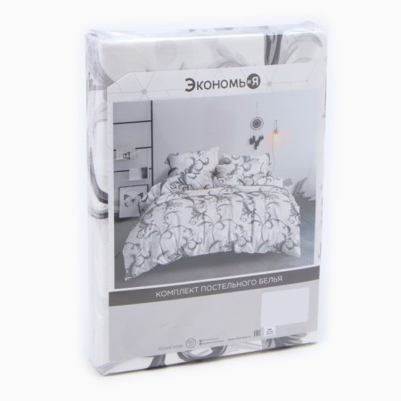 Bed linen saving and 2 joint venture "Magnolia", 175x215cm, 180x215cm, 70x70cm-2 pcs, polysatin, 80 g/m²-6