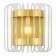 Sconces st. SL1228.201.01. Grosseto. 1x40 W, E14, 30x35 cm, golden color