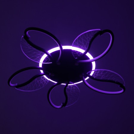 Astrid chandelier 5XLED 110W 3000-6000K RGB black 65x65x8cm-4