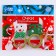 Carnival glasses "Snowman with Christmas tree"