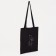 A chopper bag without a zipper, without lining, black color