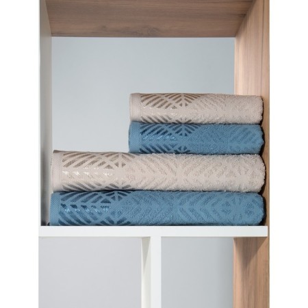 A set of tires of terry Bounty, size 50x80 cm-2 pcs, 70x130 cm-2 pcs, multicolor-6