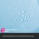Curtain for the bathroom IDDIS P07PE18I11, PE, 200x180 cm, blue