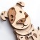 Wooden designer Drovo "Puppy Druzhok"