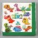 Paper napkins "Dino", in a set of 20 pcs.