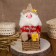 The amulet-Domova "Glory to the linen cap, on the chest with the heart", Middle, mix