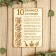 Bath plate 18.5 × 24 cm "10 bath commandments"