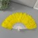 Fan plastic, fan "yellow" h = 26 cm 25 blades 3x50x26 cm