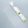 A set of fiber sticks for aromatic diffuser, 25x0.3 cm, 10 pieces, white