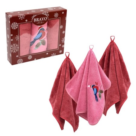 Set of towels "Snegier", size 30x50 cm - 3 pcs
